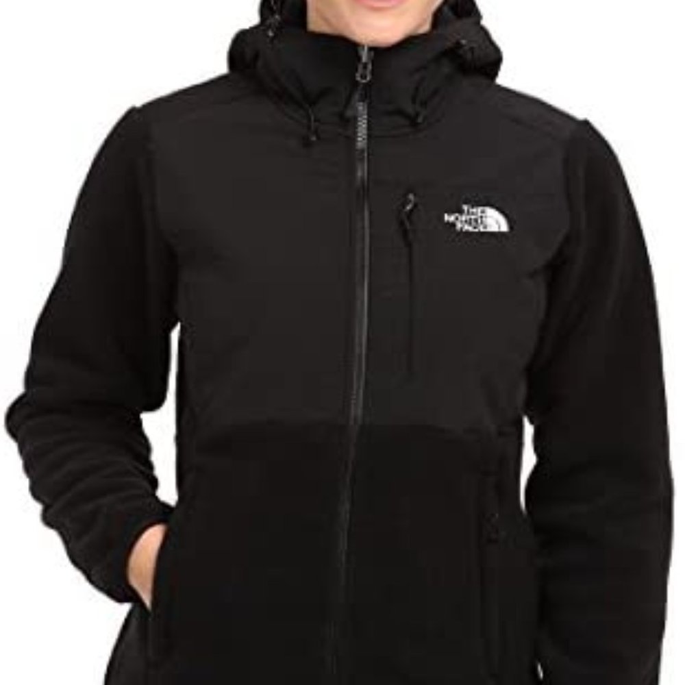 The North Face Women's Black Denali 2 Hooded Anorak Medium